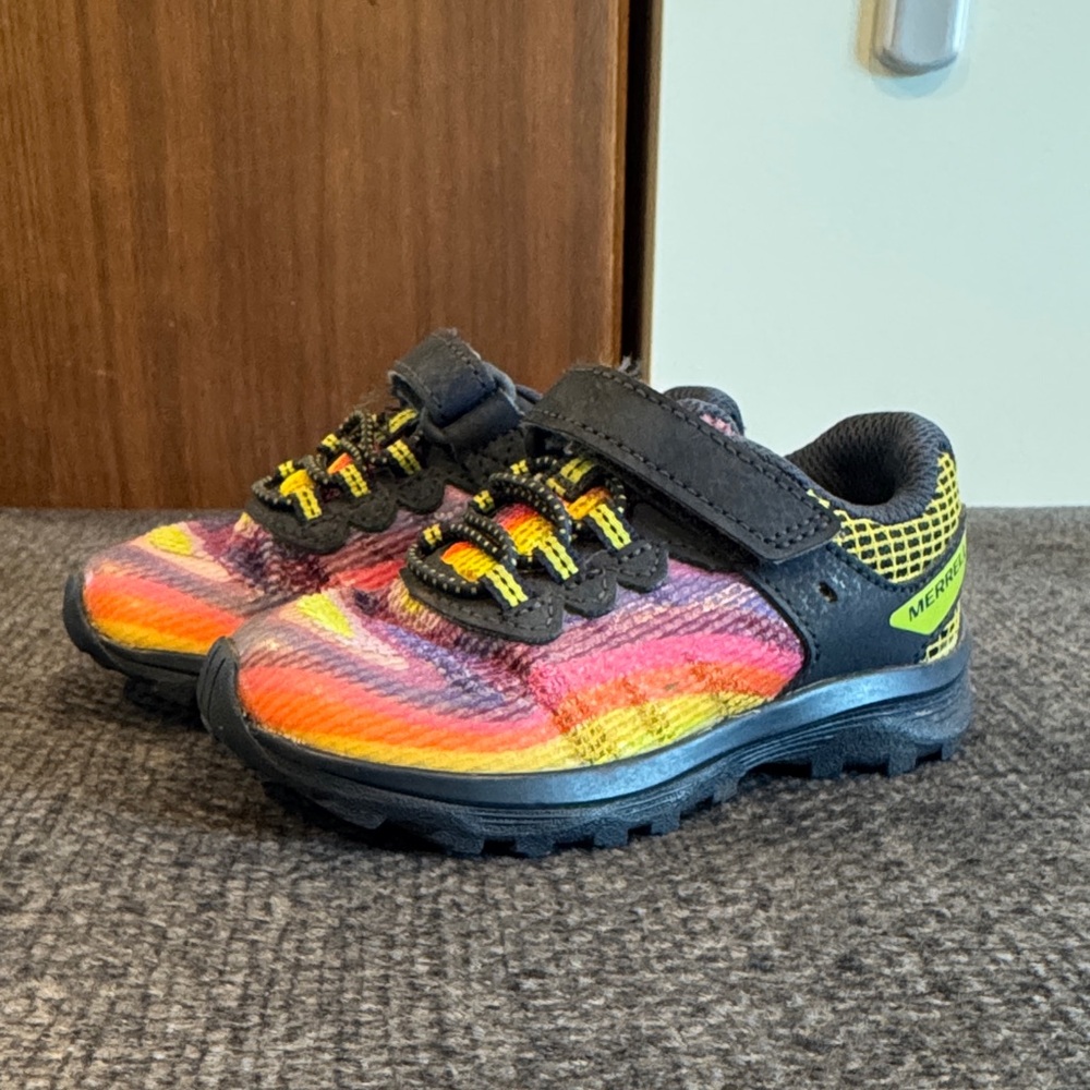 Merrell Kids' Nova 3 Multicolor Strap Sneakers
